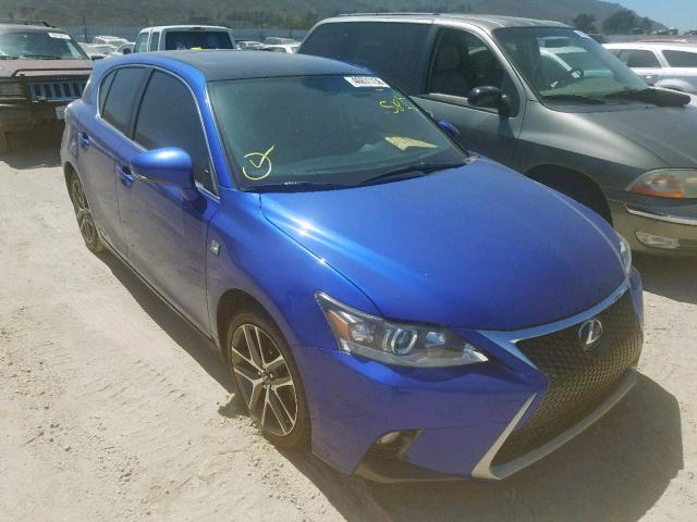 JTHKD5BH8F2213559 - 2015 LEXUS CT 200 BLUE photo 1