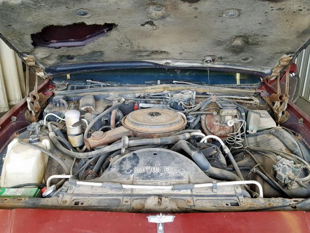 1G1AN69H2DX140977 - 1983 CHEVROLET CAPRICE CL MAROON photo 7