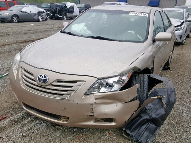 4T1BE46K97U558924 - 2007 TOYOTA CAMRY NEW GOLD photo 2
