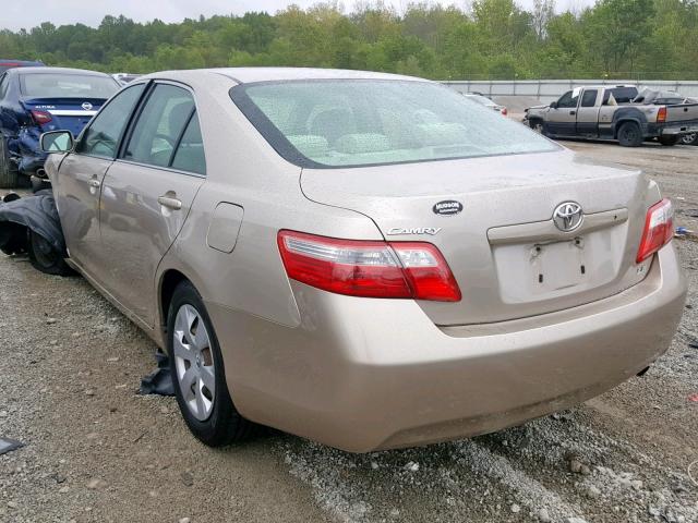 4T1BE46K97U558924 - 2007 TOYOTA CAMRY NEW GOLD photo 3