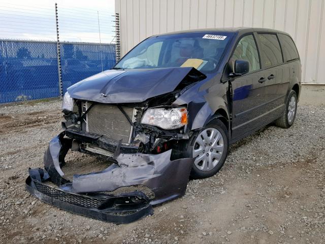 2C4RDGBG7FR501173 - 2015 DODGE GRAND CARA GRAY photo 2