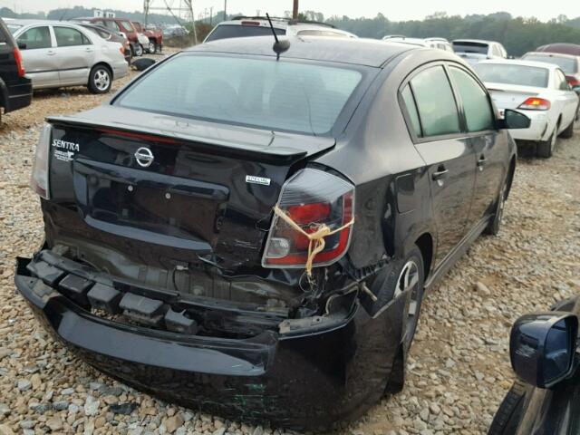 3N1AB6AP8CL641470 - 2012 NISSAN SENTRA 2.0 BLACK photo 4