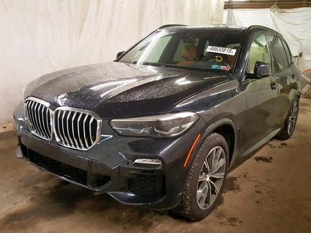 5UXCR6C57KLL13897 - 2019 BMW X5 XDRIVE4 BLACK photo 2