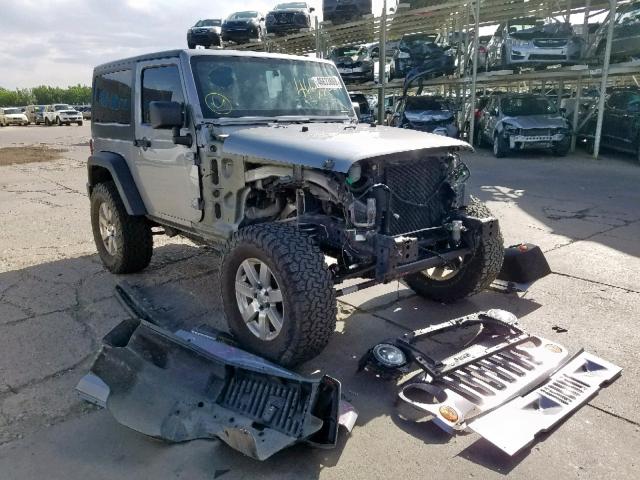 1C4AJWAG7DL618730 - 2013 JEEP WRANGLER S SILVER photo 1