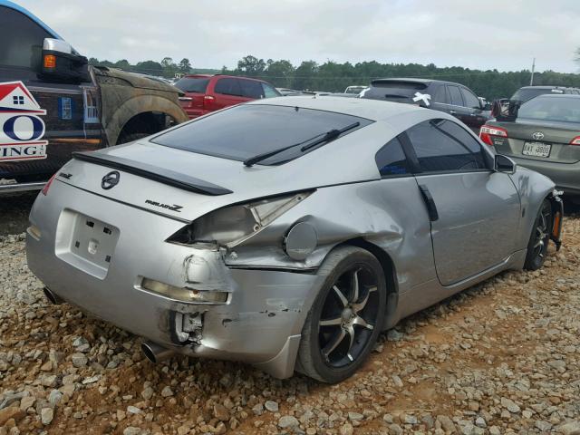 JN1AZ34D63T119234 - 2003 NISSAN 350Z COUPE SILVER photo 4