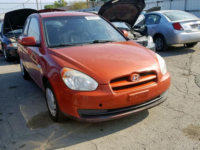 KMHCM3ACXAU151736 - 2010 HYUNDAI ACCENT BLU ORANGE photo 1