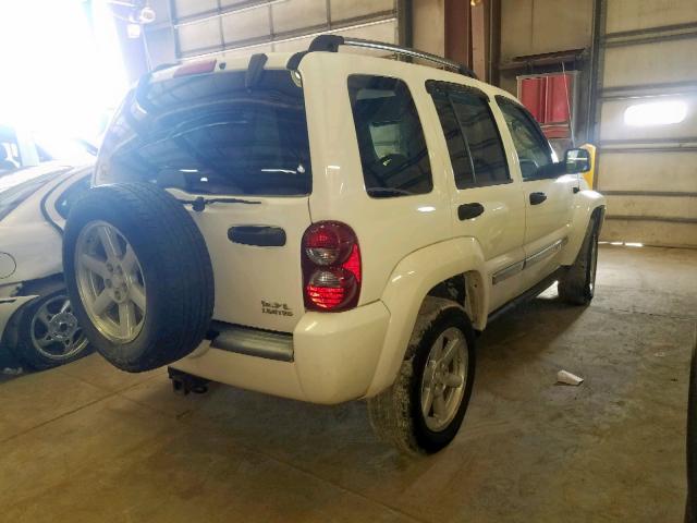 1J4GL58K35W724661 - 2005 JEEP LIBERTY LI WHITE photo 4