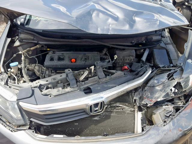 2HGFB2F61CH318772 - 2012 HONDA CIVIC HF SILVER photo 7