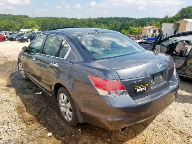 5KBCP36809B001415 - 2009 HONDA ACCORD EXL SILVER photo 3