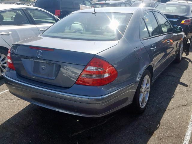 WDBUF56J16A973595 - 2006 MERCEDES-BENZ E 350 GRAY photo 4