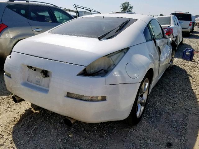 JN1AZ34D66M304415 - 2006 NISSAN 350Z COUPE WHITE photo 4