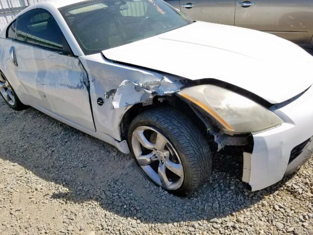 JN1AZ34D66M304415 - 2006 NISSAN 350Z COUPE WHITE photo 9