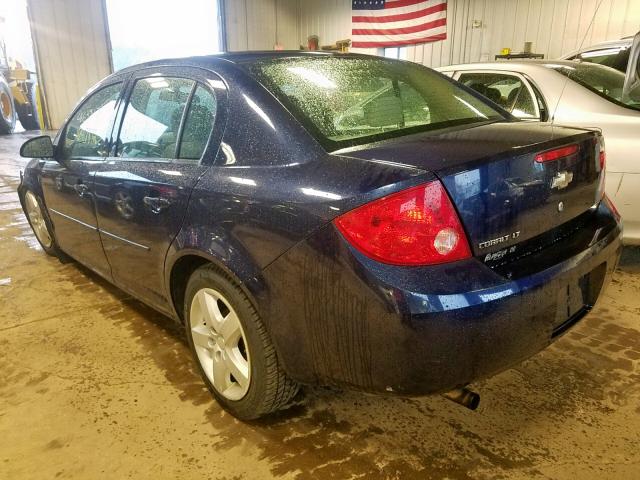 1G1AL58F287202125 - 2008 CHEVROLET COBALT LT BLUE photo 3