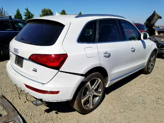 WA1CVAFP1GA054527 - 2016 AUDI Q5 TDI WHITE photo 4