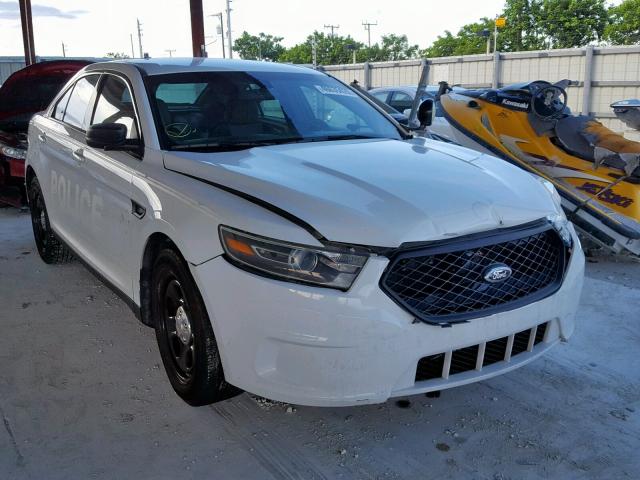 1FAHP2MKXFG109240 - 2015 FORD TAURUS POL WHITE photo 1