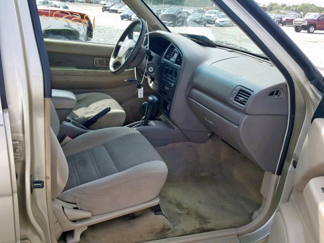 JN8DR09Y12W711002 - 2002 NISSAN PATHFINDER BEIGE photo 5