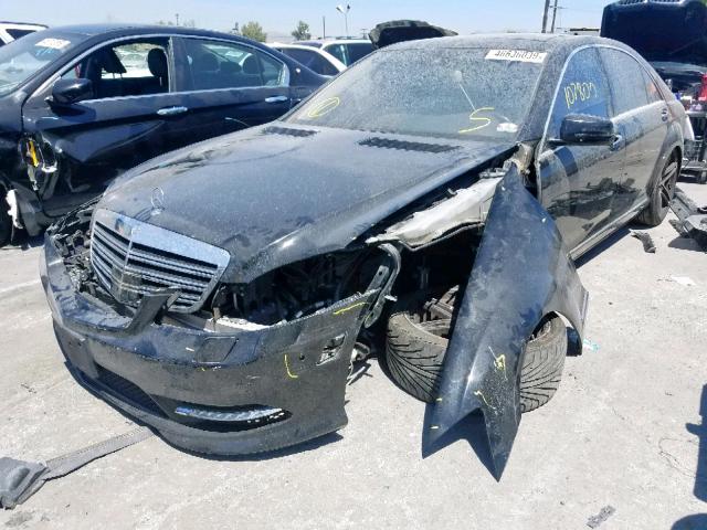 WDDNG7DB2DA503041 - 2013 MERCEDES-BENZ S 550 BLACK photo 2