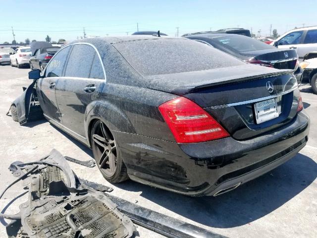 WDDNG7DB2DA503041 - 2013 MERCEDES-BENZ S 550 BLACK photo 3