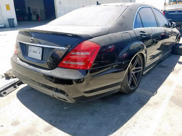 WDDNG7DB2DA503041 - 2013 MERCEDES-BENZ S 550 BLACK photo 4