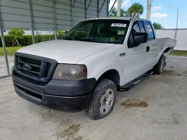 1FTRX12W46NB29297 - 2006 FORD F150 WHITE photo 2