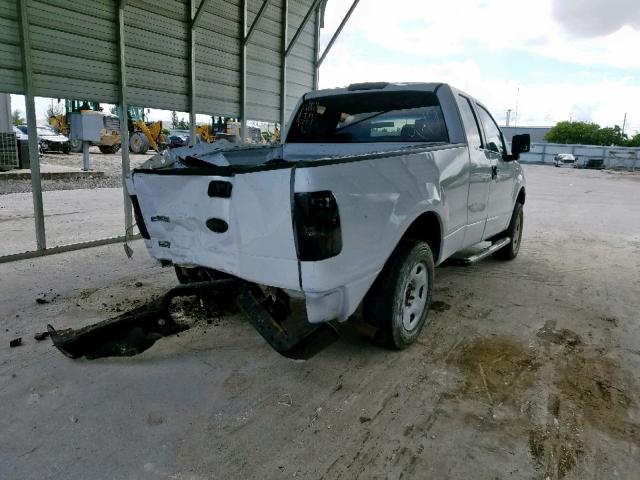 1FTRX12W46NB29297 - 2006 FORD F150 WHITE photo 4