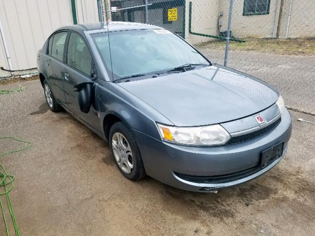 1G8AJ52F24Z200339 - 2004 SATURN ION LEVEL GRAY photo 1