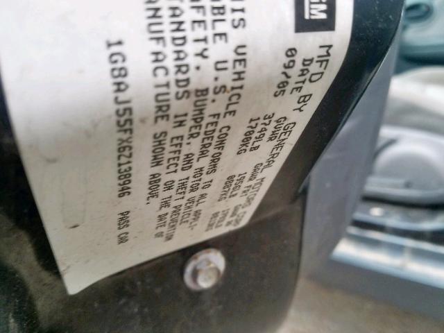 1G8AJ52F24Z200339 - 2004 SATURN ION LEVEL GRAY photo 10