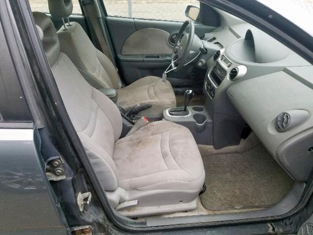 1G8AJ52F24Z200339 - 2004 SATURN ION LEVEL GRAY photo 5