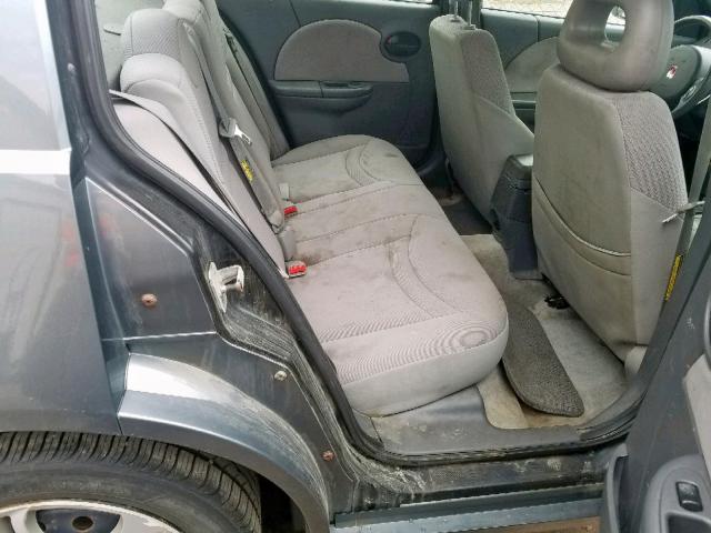 1G8AJ52F24Z200339 - 2004 SATURN ION LEVEL GRAY photo 6