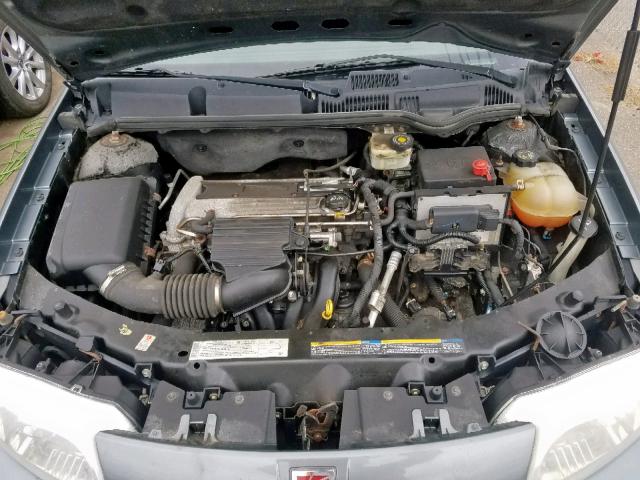 1G8AJ52F24Z200339 - 2004 SATURN ION LEVEL GRAY photo 7