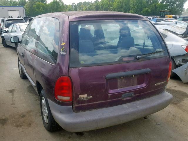 2B4FP25B2XR340470 - 1999 DODGE CARAVAN BURGUNDY photo 3