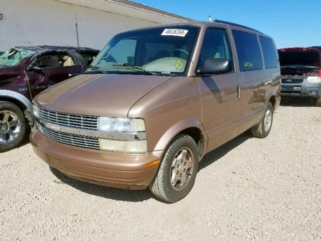 1GNEL19XX4B105102 - 2004 CHEVROLET ASTRO TAN photo 2