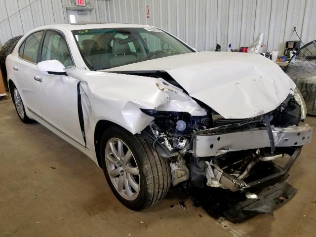 JTHBL46F695090434 - 2009 LEXUS LS 460 WHITE photo 1