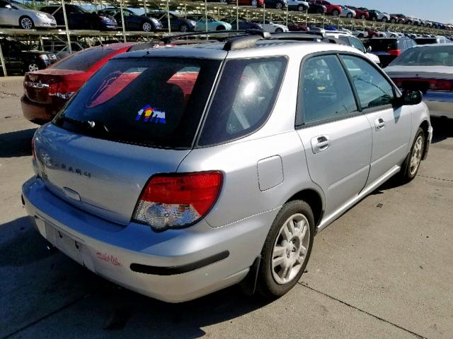 JF1GG65544H812674 - 2004 SUBARU IMPREZA TS SILVER photo 4