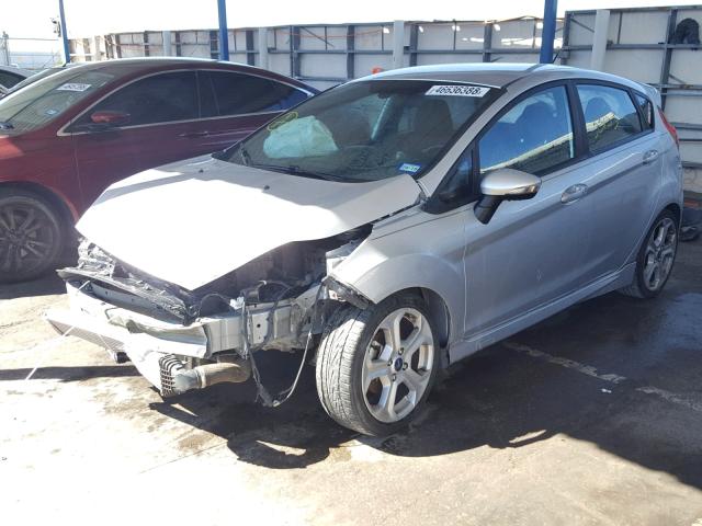 3FADP4GX6FM216440 - 2015 FORD FIESTA ST SILVER photo 2