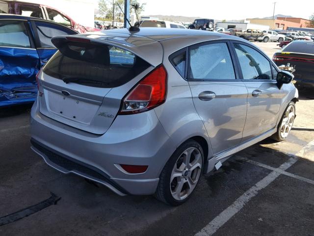 3FADP4GX6FM216440 - 2015 FORD FIESTA ST SILVER photo 4