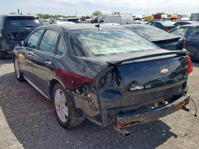 2G1WC5E34D1247994 - 2013 CHEVROLET IMPALA LTZ BLACK photo 3