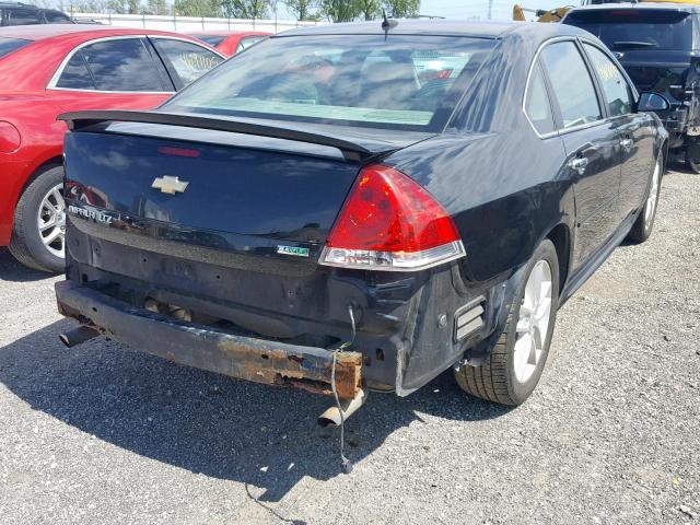 2G1WC5E34D1247994 - 2013 CHEVROLET IMPALA LTZ BLACK photo 4