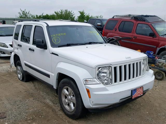 1C4PJMAK1CW158948 - 2012 JEEP LIBERTY SP WHITE photo 1