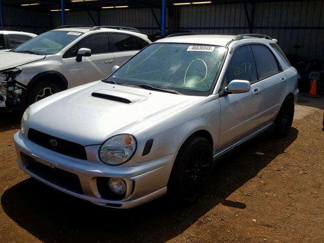 JF1GG29673H809889 - 2003 SUBARU IMPREZA WR SILVER photo 2