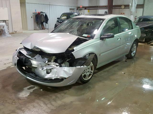1G8AJ52FX5Z130297 - 2005 SATURN ION LEVEL SILVER photo 2