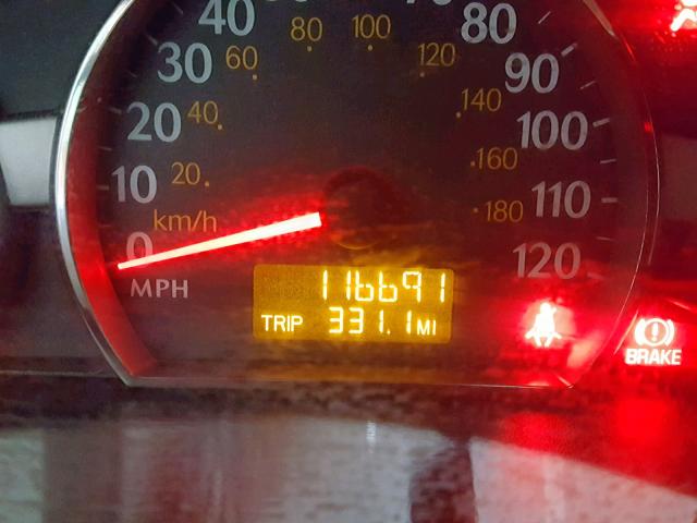 1G8AJ52FX5Z130297 - 2005 SATURN ION LEVEL SILVER photo 8