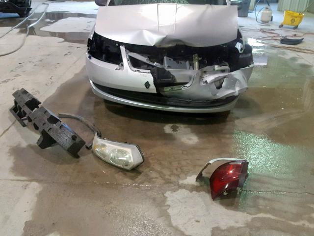 1G8AJ52FX5Z130297 - 2005 SATURN ION LEVEL SILVER photo 9