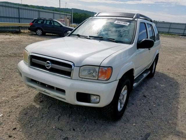 JN8DR09YX4W913811 - 2004 NISSAN PATHFINDER WHITE photo 2