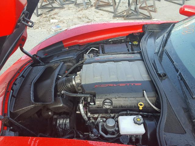 1G1YF3D75G5116357 - 2016 CHEVROLET CORVETTE S RED photo 7