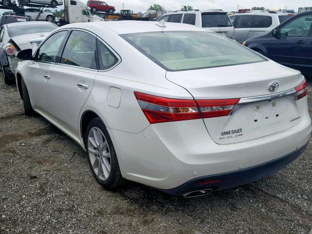 4T1BK1EB4DU003710 - 2013 TOYOTA AVALON BAS WHITE photo 3