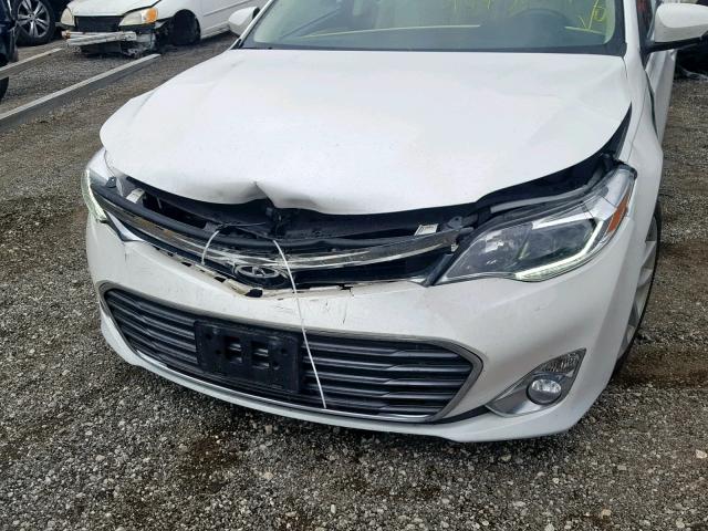 4T1BK1EB4DU003710 - 2013 TOYOTA AVALON BAS WHITE photo 9