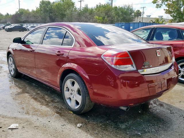 1G8ZS57B09F225254 - 2009 SATURN AURA XE RED photo 3