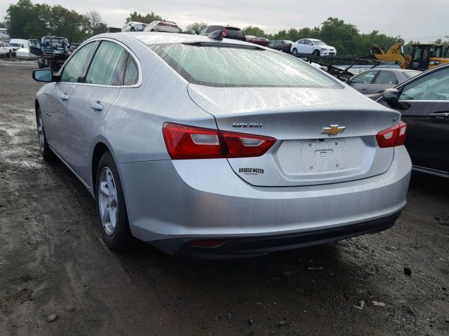 1G1ZB5ST3GF193427 - 2016 CHEVROLET MALIBU LS SILVER photo 3