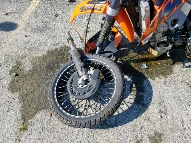 VBKMXN4306M309997 - 2006 KTM 450 SX ORANGE photo 10